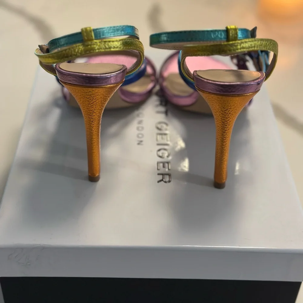 Kurk Geiger Rainbow Heels Size 6.5 - Picture 6 of 8